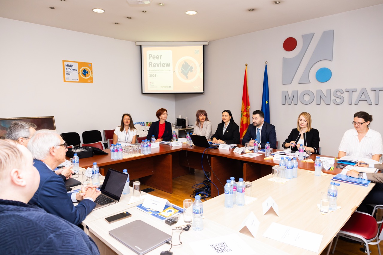 Korak bliže Evropskoj uniji: završena Peer Review evaluacija zvanične statistike Crne Gore 4