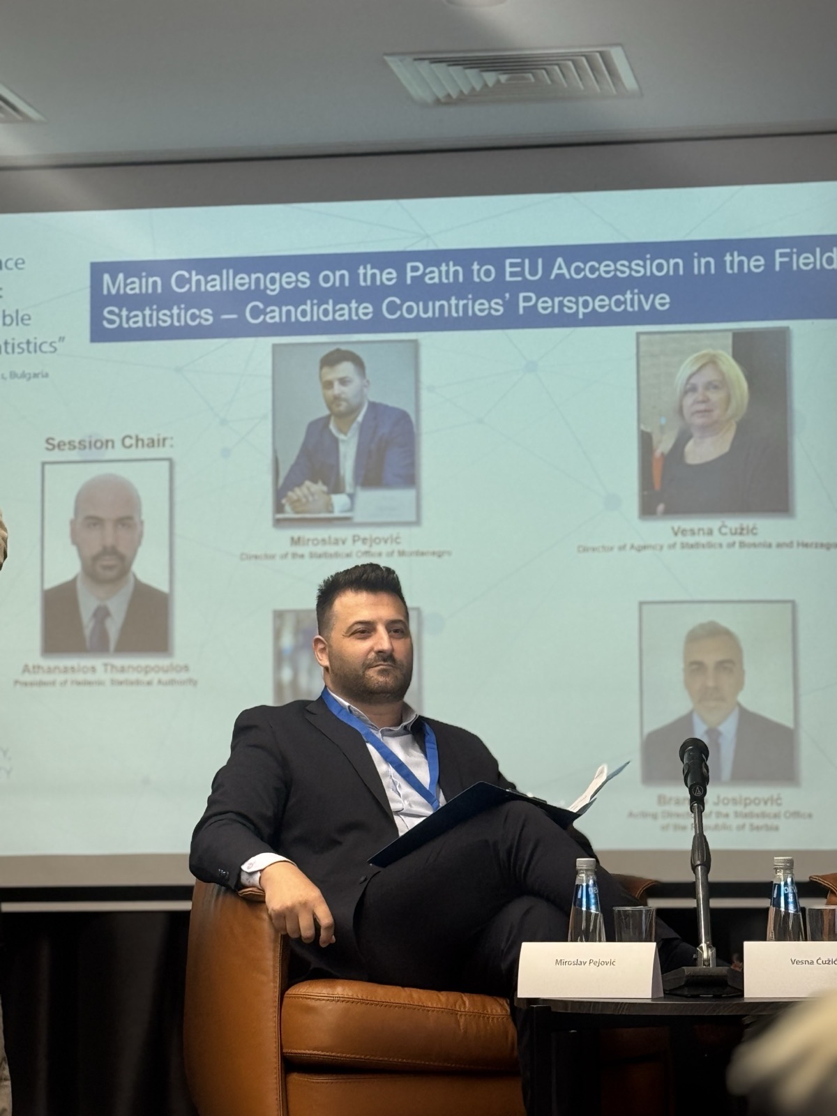 Direktor Uprave za statistiku, gospodin Miroslav Pejović učestvovao na međunarodnoj konferenciji u Bugarskoj 1